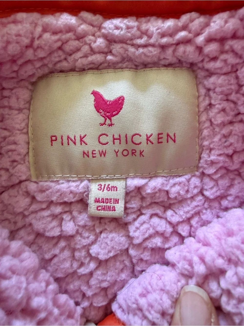 Pink Chicken Baby Girls Ruth Jacket - Lilac Pink & Burgundy